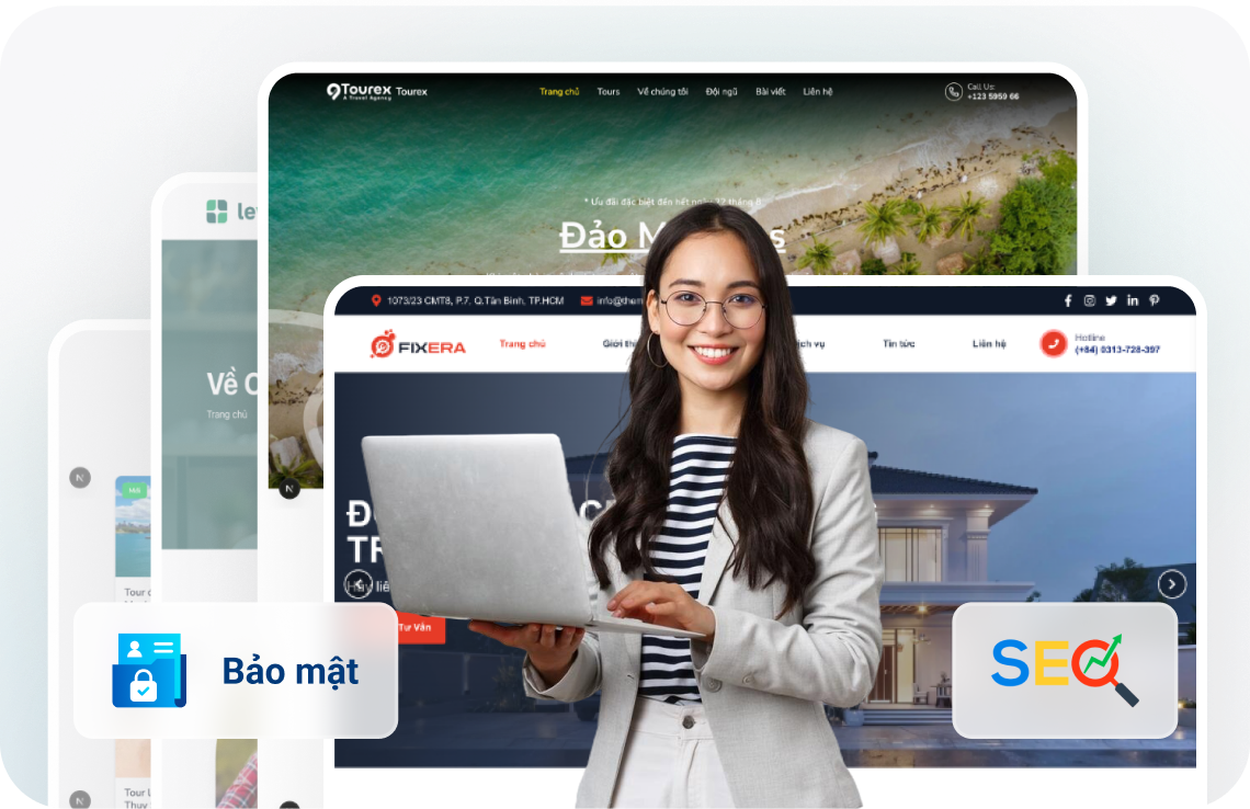 Giải pháp thiết kế website toàn diện