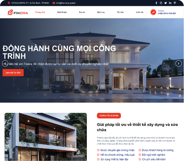 Thiết kế website chuyên nghiệp