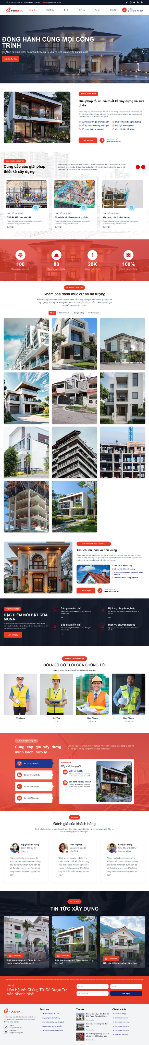 Mẫu website doanh nghiệp